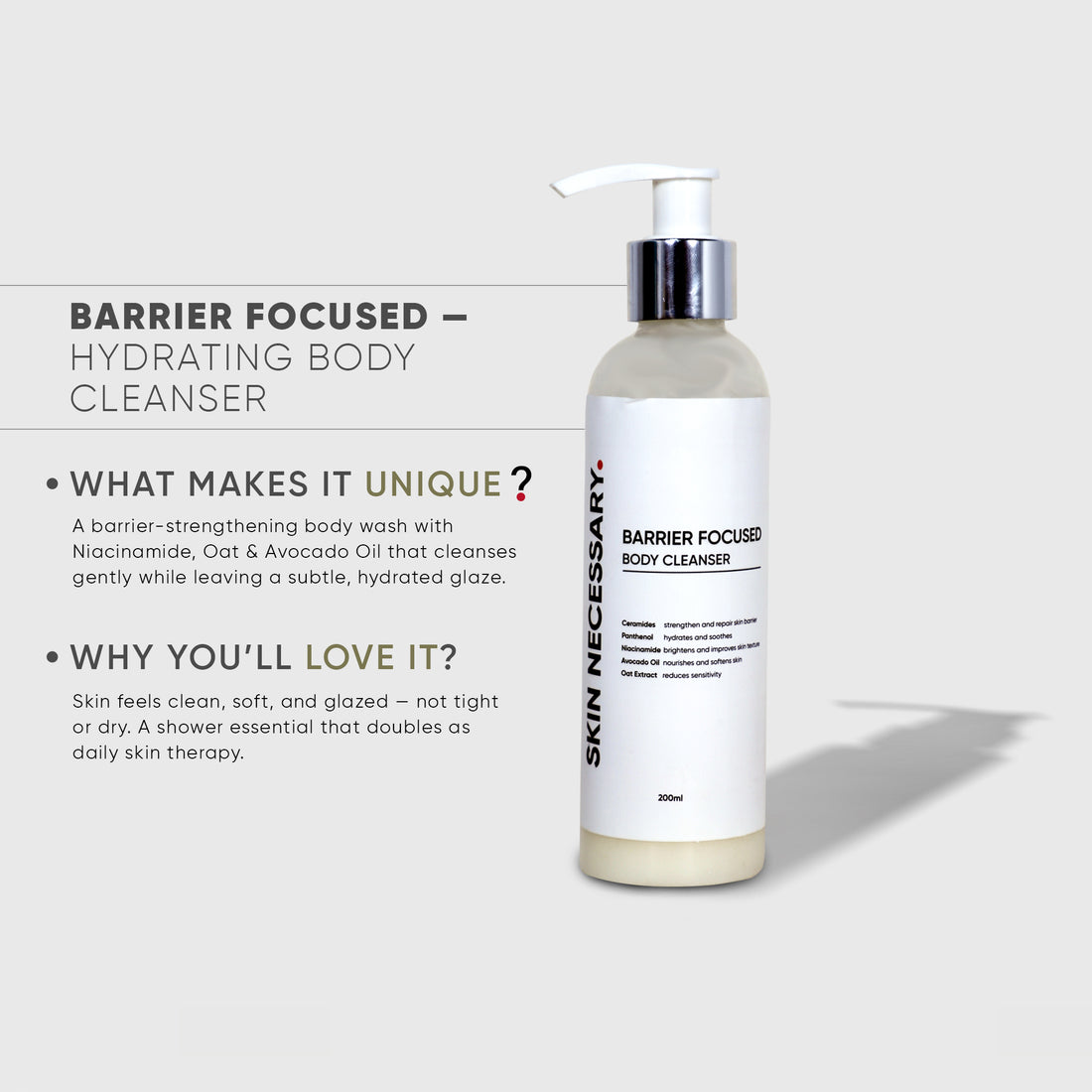 Barrier Focused —  Body Cleanser