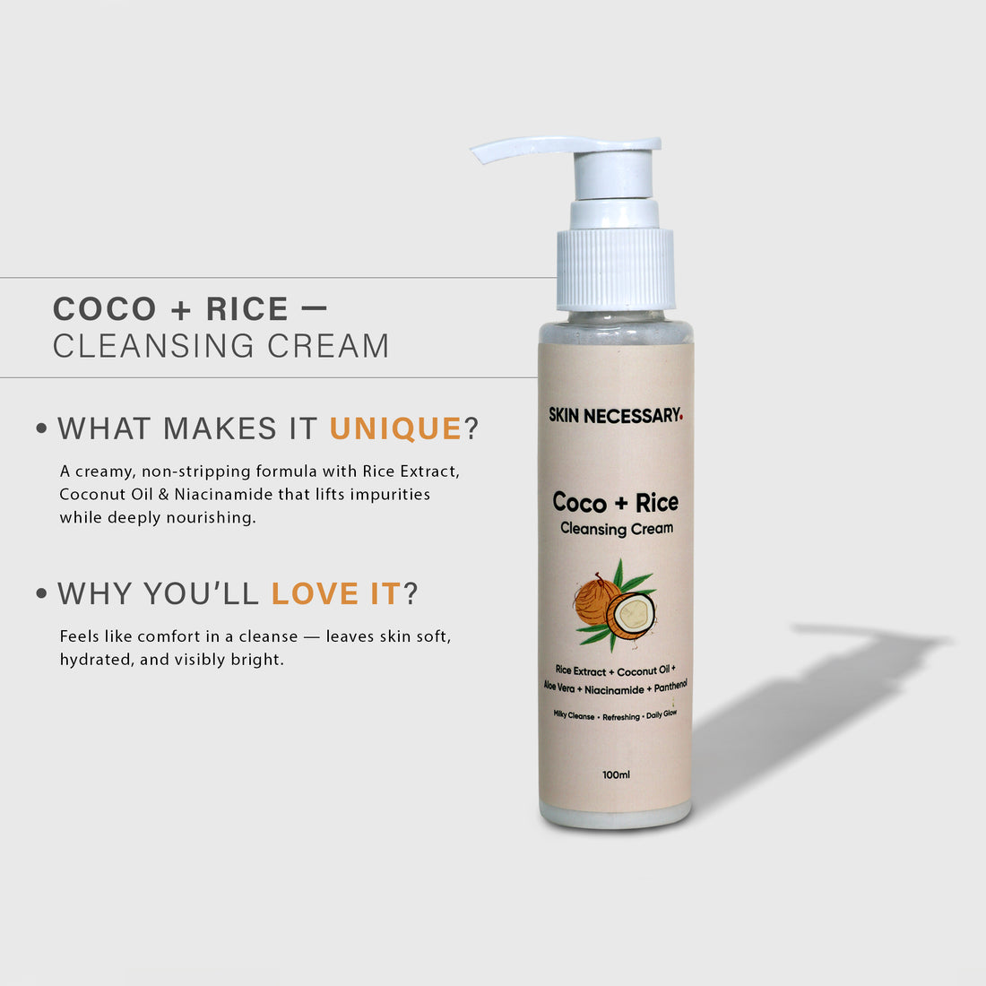 Coco+Rice — Cleansing Cream