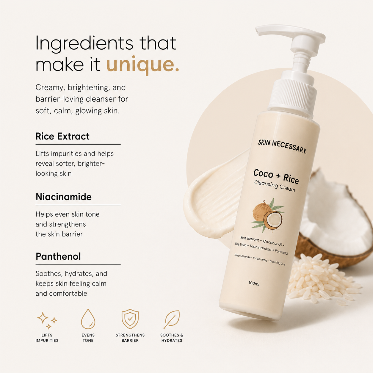 Coco+Rice Cleansing Cream