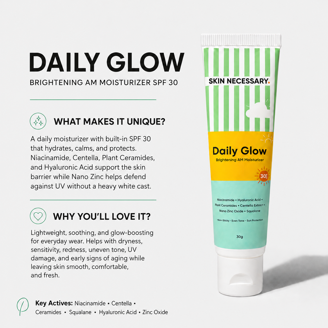 Daily Glow Brightening AM Moisturizer with SPF