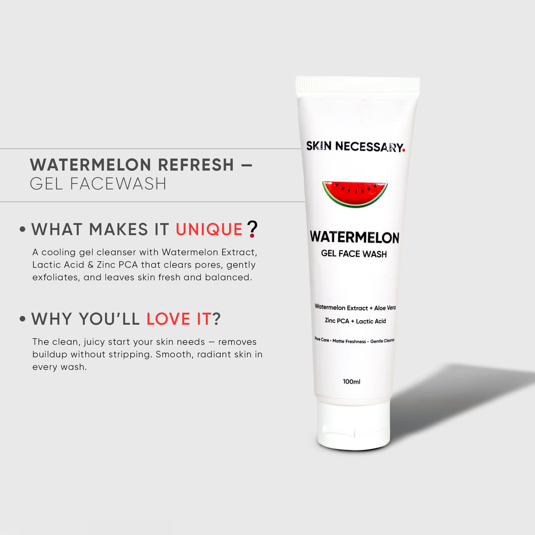 Watermelon Refresh — Gel Facewash