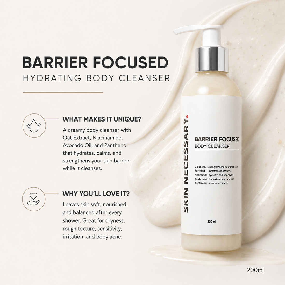 Barrier Focused Body Cleanser